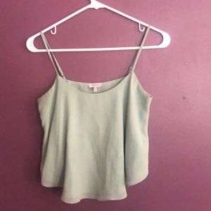 Light Green Tobi Layered Tank